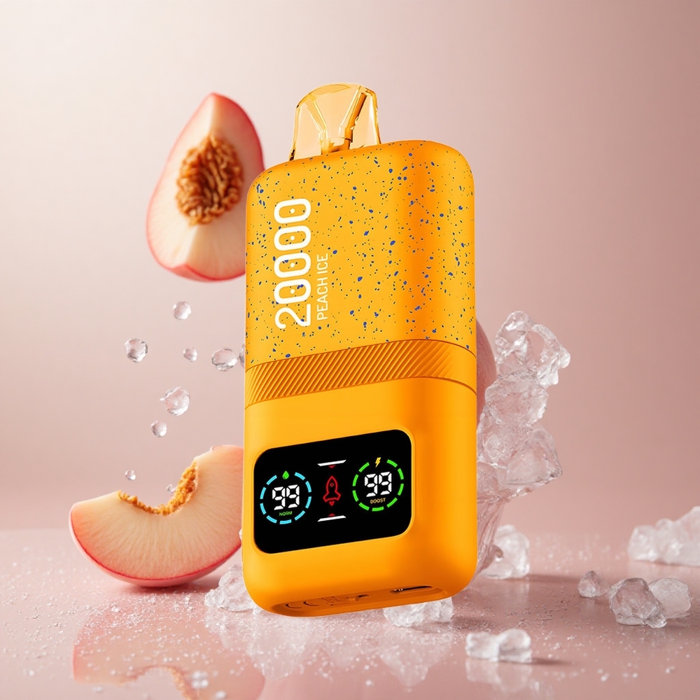 Aivono AIM MAGIC 20000 Puffs Dual Mesh Coils Peach Ice (Breskev Led)