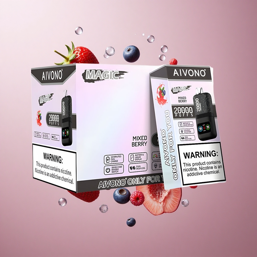 Aivono AIM MAGIC 20000 Puffs Mešane Jagode 26ml E-tekočina Tip-C Polnjenje