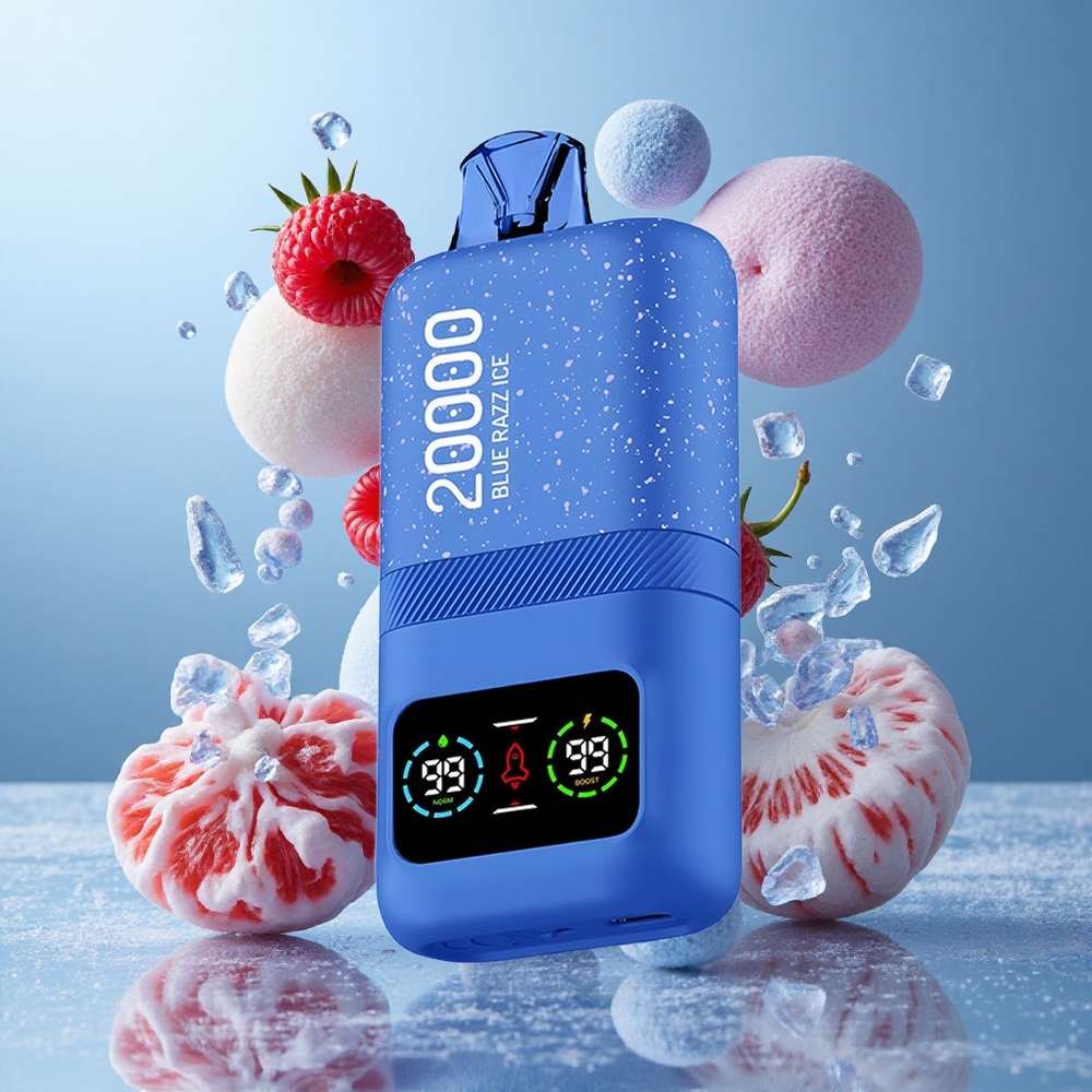 Aivono Aim Magic 20000 Puffs Za enkratno uporabo Vape Modra Malina Led 26ml