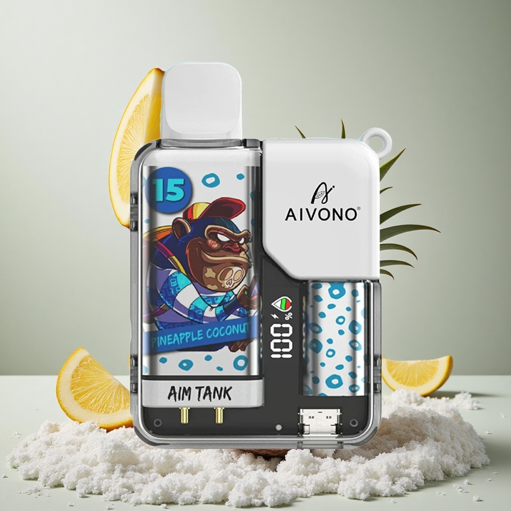 Aivono AIM-TANK 9500 Puffs Ananas Kokos 18ml LCD