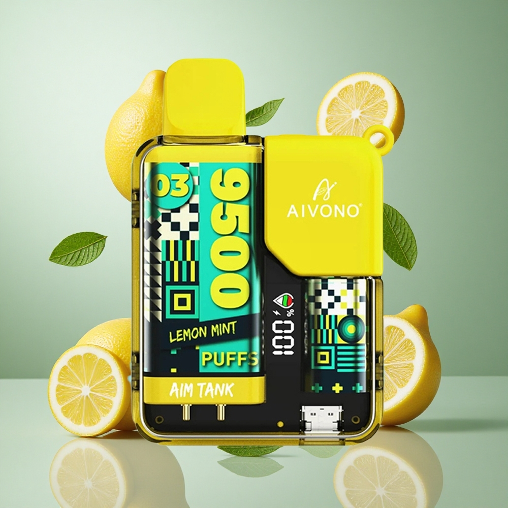 Aivono AIM-TANK 9500 Puffs Limeta Meta 18ml LCD