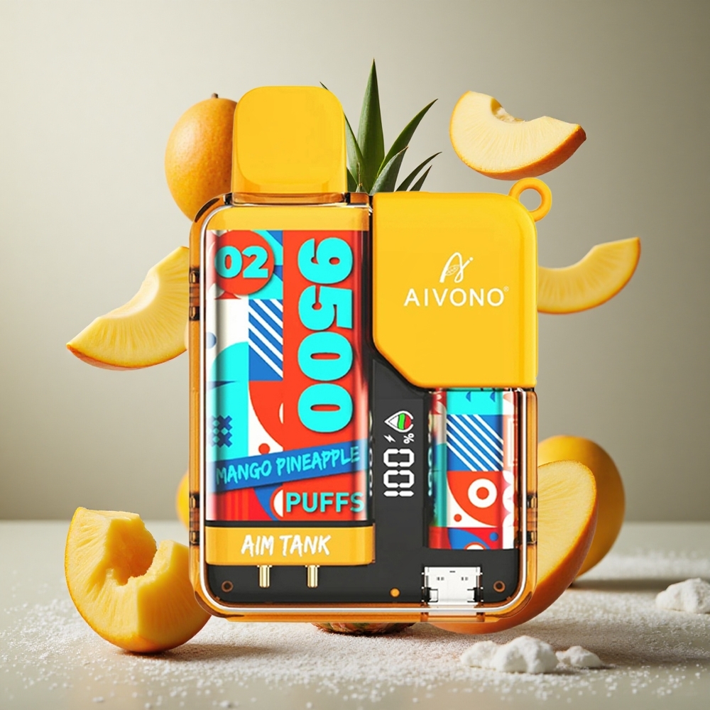 Aivono AIM-TANK 9500 Puffs Mango Ananas 18ml LCD