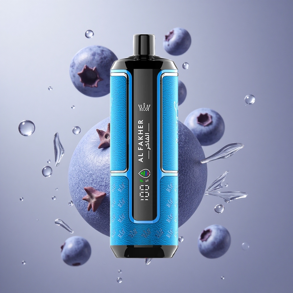 Al Fakher Crown Bar 15K Hypermax Blueberry Gum 22ml Enkratna E-cigareta