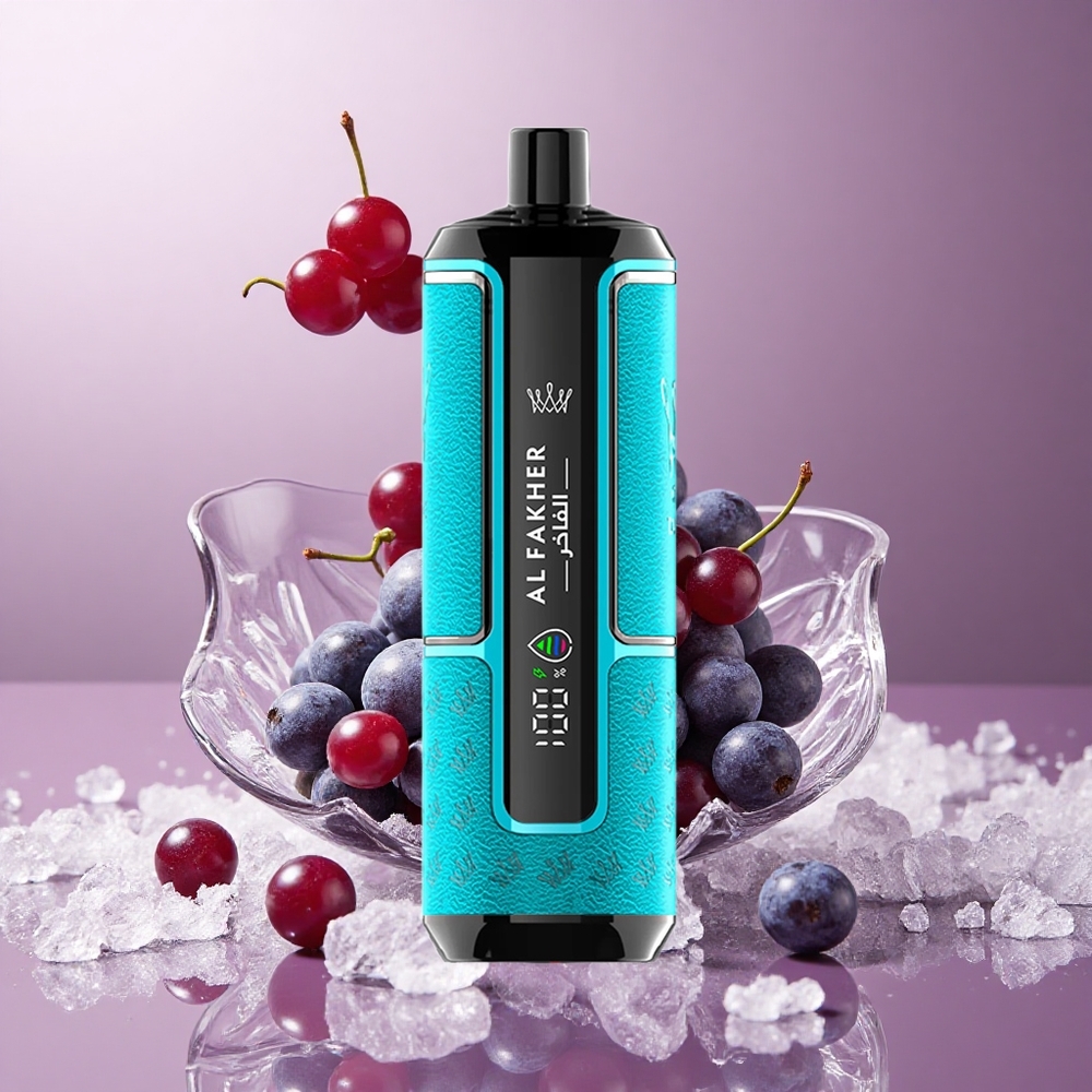 Al Fakher Crown Bar 15K Hypermax Enkratna E-cigareta 22ml Črni Ribez Led
