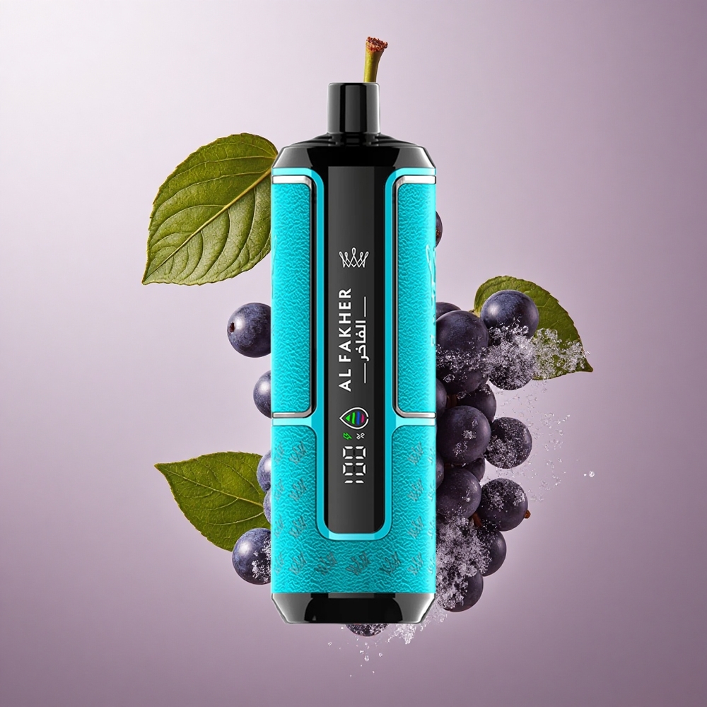 Al Fakher Crown Bar 15K Hypermax Enkratna E-cigareta 22ml Črni Ribez Meta