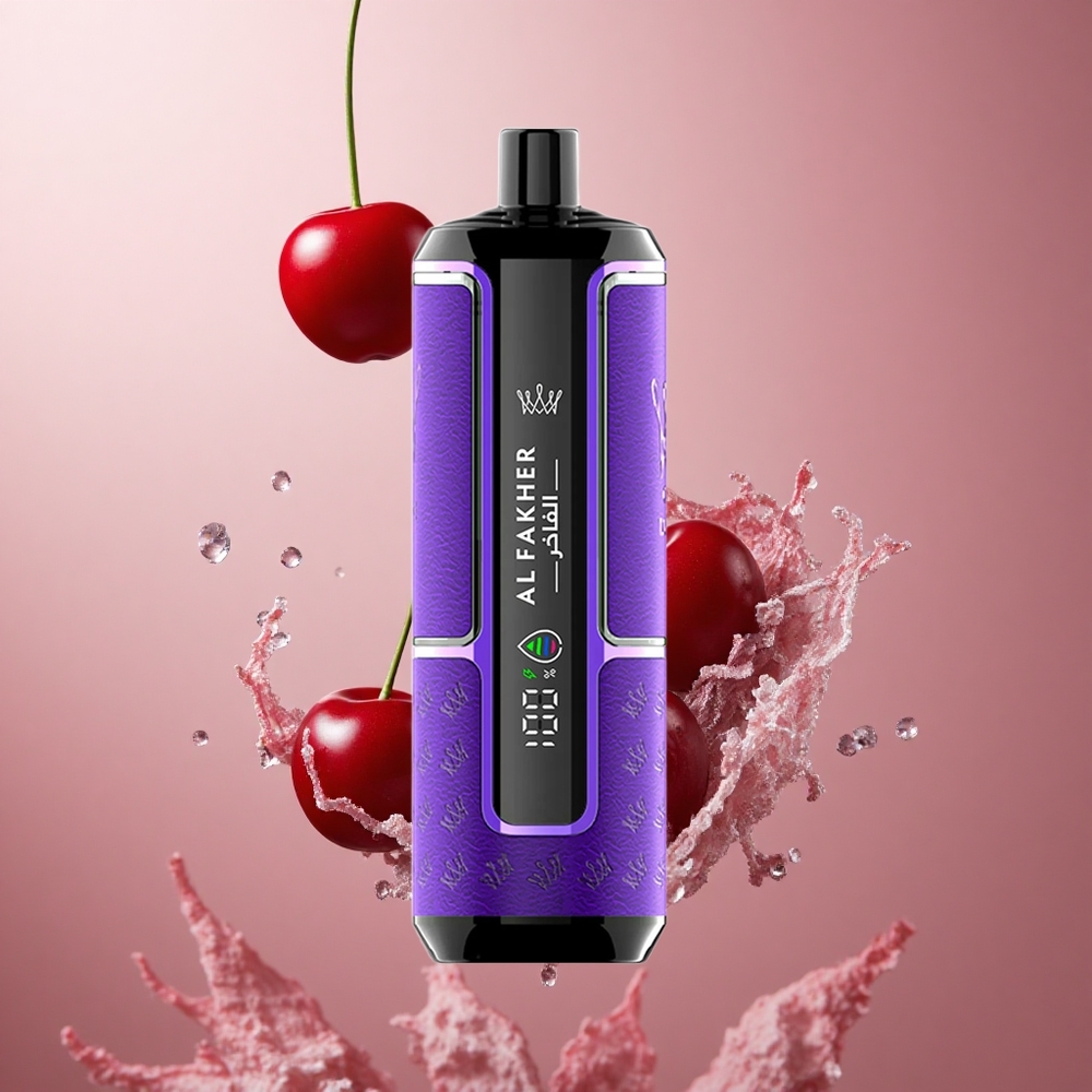 Al Fakher Crown Bar 15K Hypermax Enkratna Vape Naprava Češnjeva Fiesta 22ml