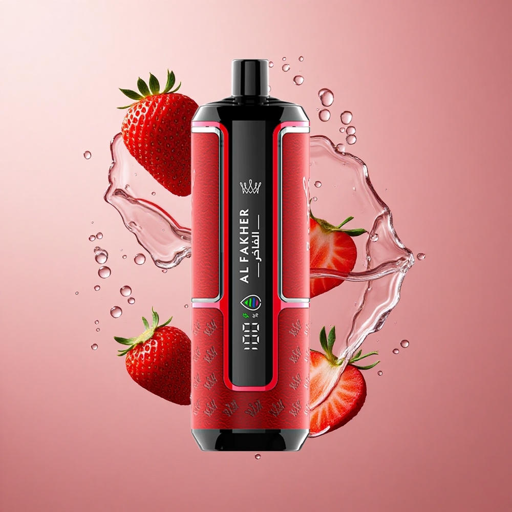 Al Fakher Crown Bar 15K Jagodni Punč Hypermax Enkratna E-cigareta 22ml
