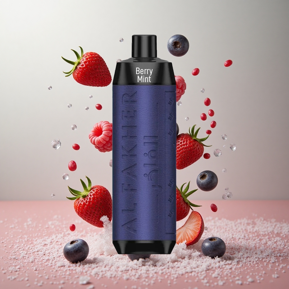 Al Fakher Crown Bar 8000 Crystal Enkratna Vape Jagoda Meta 18ml 5mg Nikotin