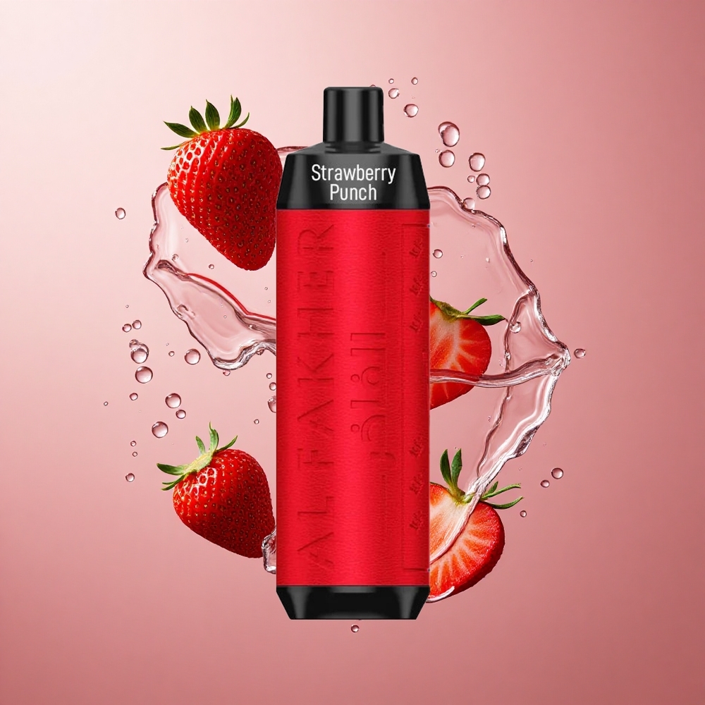 Al Fakher Crown Bar 8000 Kristal Enkratna Vape Jagodni Punč z 18ml E-tekočine