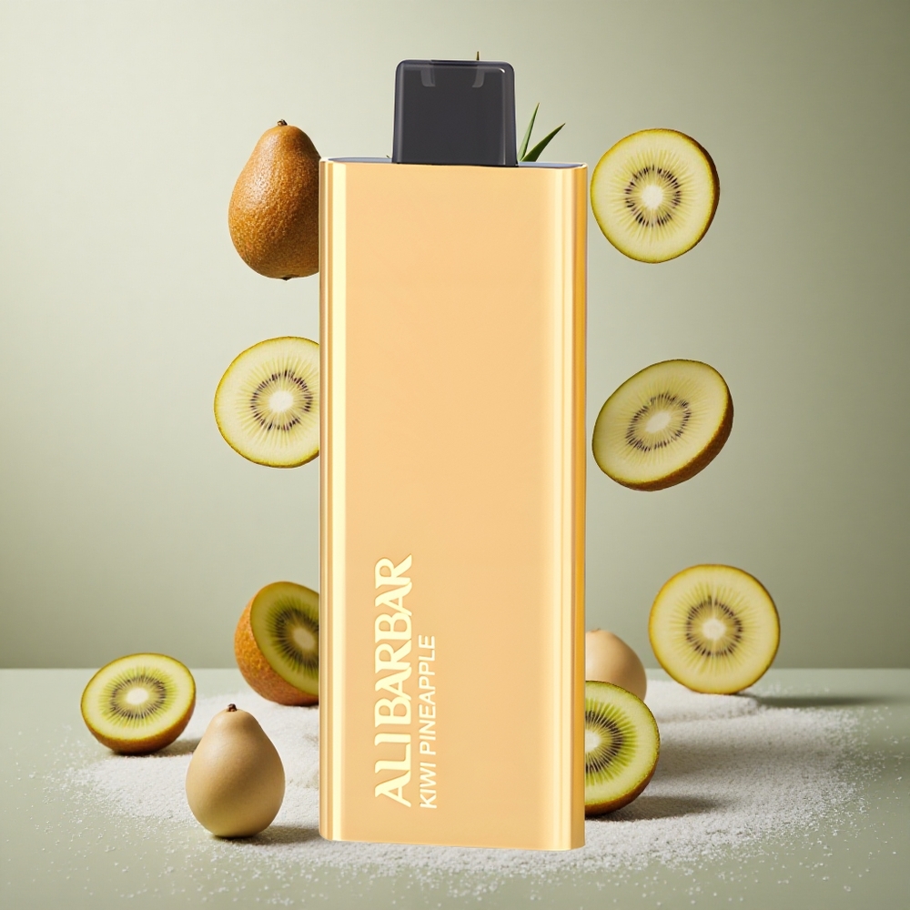 Alibarbar Pandora 7000 Puffs Za enkratno uporabo Vape Kivi Ananas 17 ml