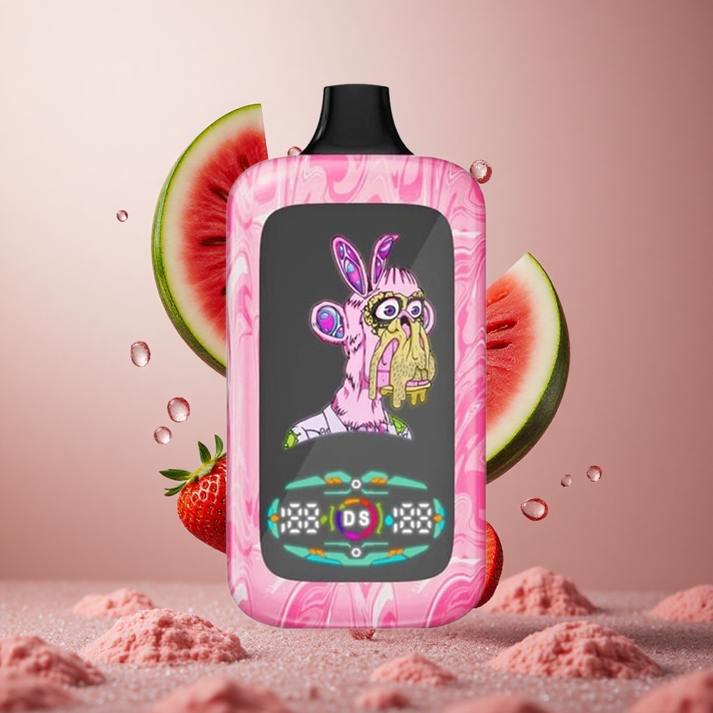 Fumot Digital Monkey 40000 Število Puffs Dvojni motor Jagoda Lubenica