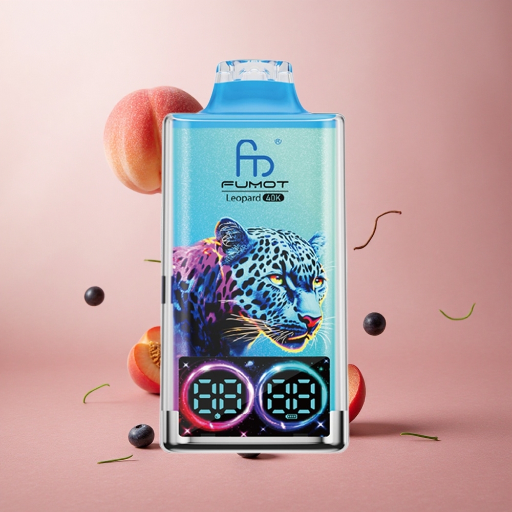 Fumot Leopard 40K Puffs Peach Berry (Breskvina-Jagoda) 0%, 2%, 3%, 5% Nikotin, 700mAh Baterija