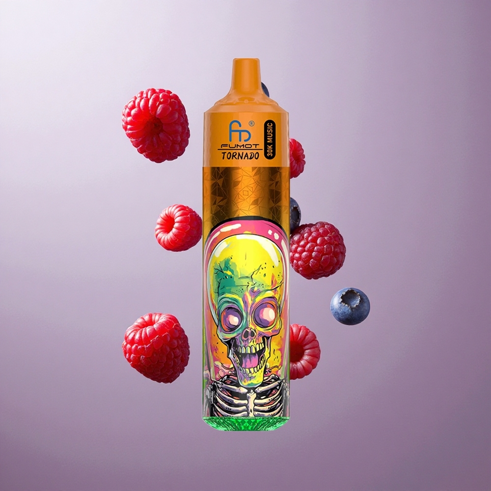 Fumot RandM Tornado 30000 Puffs Aroma Borovnica Malina 30mL 2%,5% Nikotin