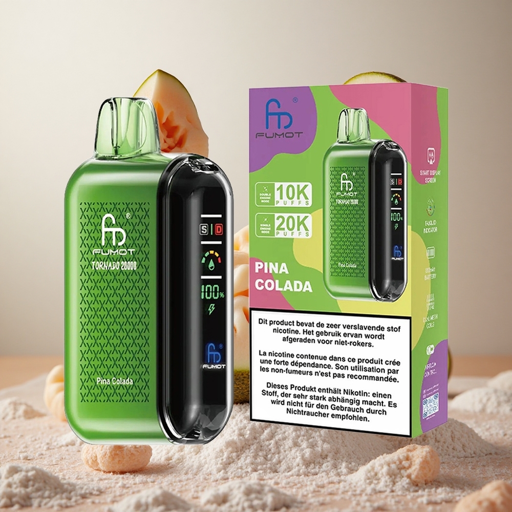Fumot Tornado 20000 Pihov Dual Mesh Coil Pina Colada 20ml