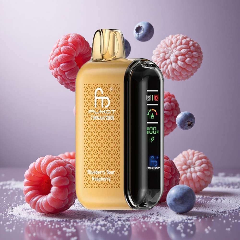 Fumot Tornado 20000 Puffs Dual Mesh Coil Borovnica-Kisla Malina