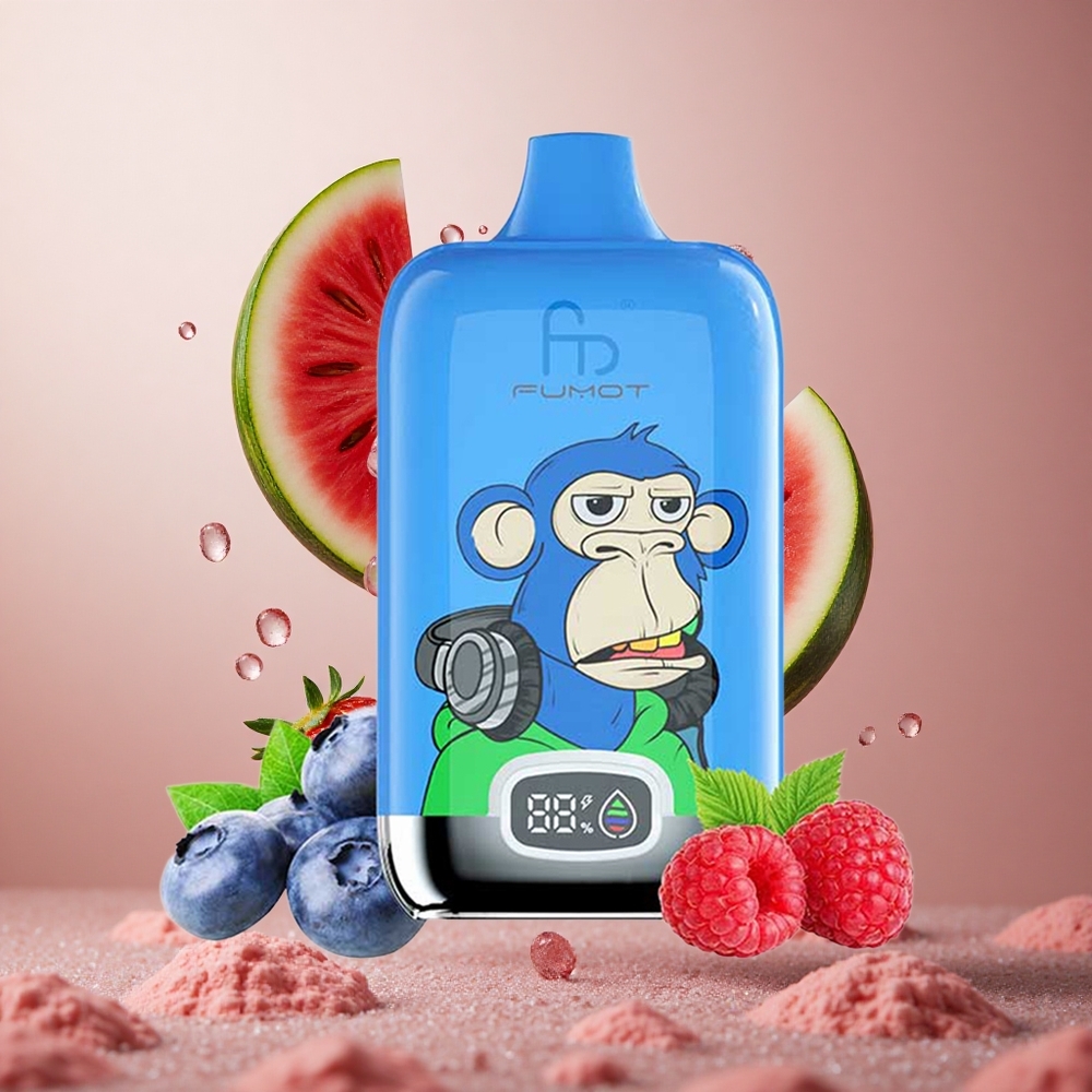 Fumot Tornado Digital Box 12000 Puffs Jagoda Lubenica 20ml 550mAh