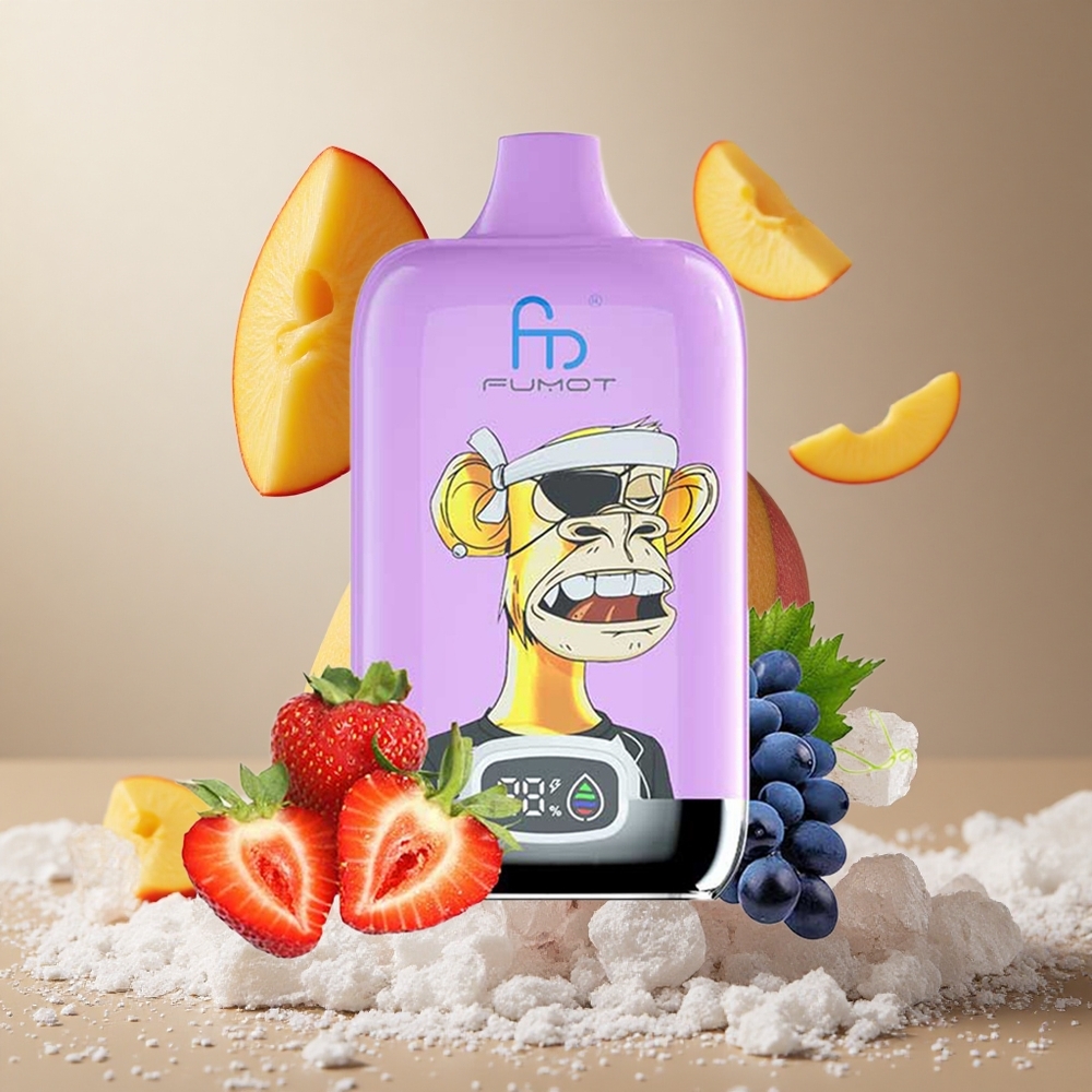 Fumot Tornado Digital Box 12000 Puffs Mango Na Ledu 20ml E-Tekočina