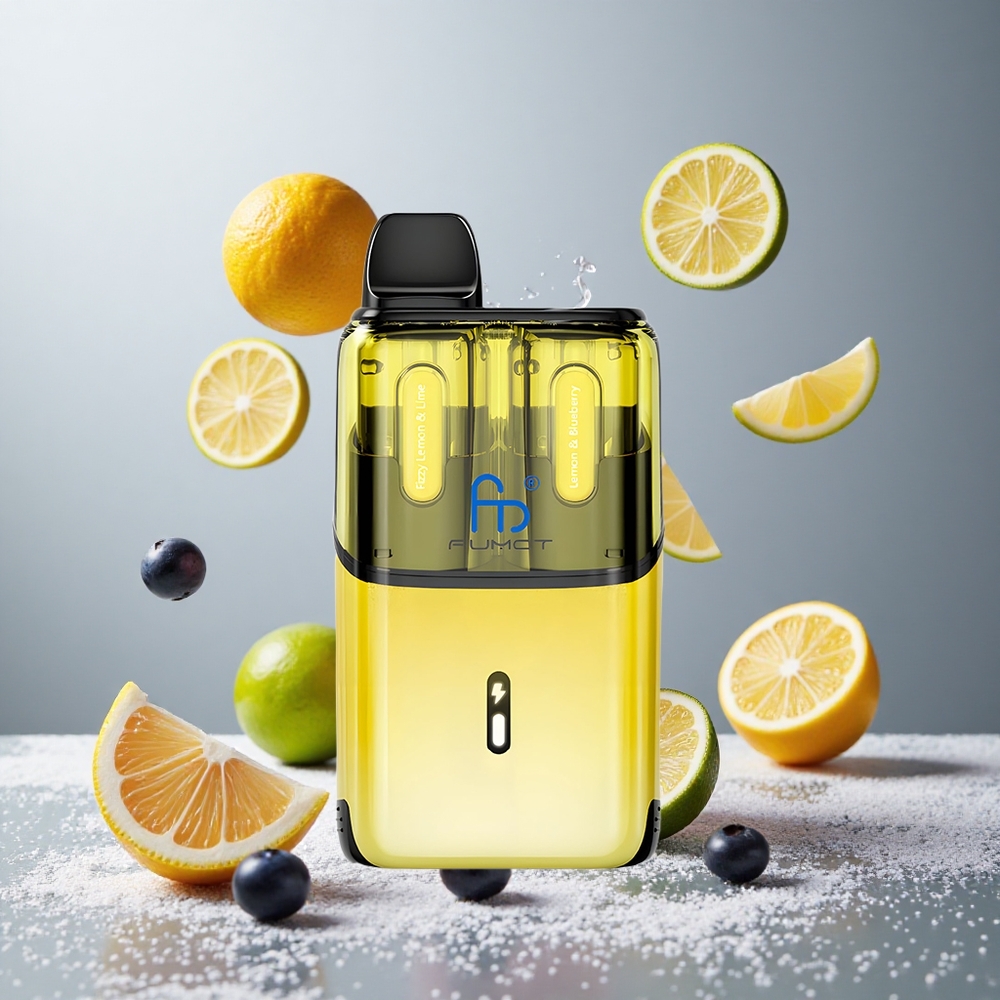 Fumot Ultra T32000 32000 Puffs Fizzy Limona & Limeta - Limona & Borovnica