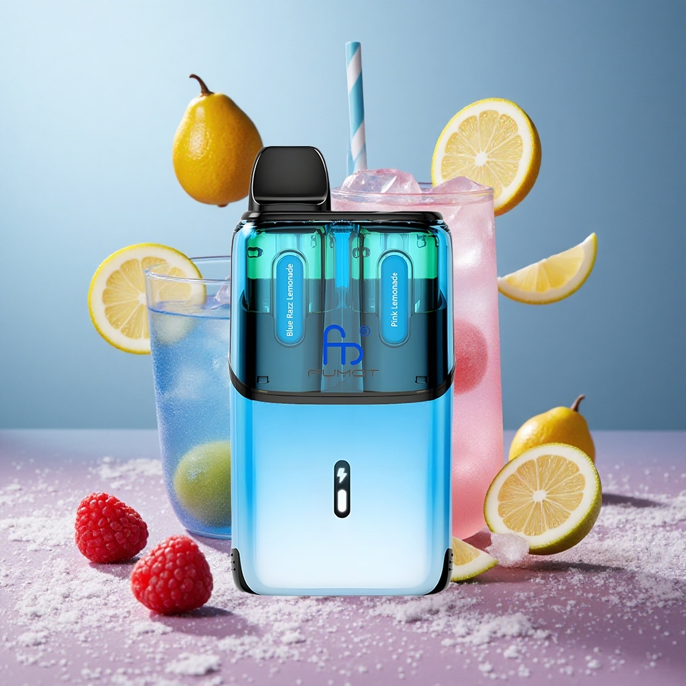 Fumot Ultra T32000 32000 Puffs Modra Malina Limonada - Roza Limonada