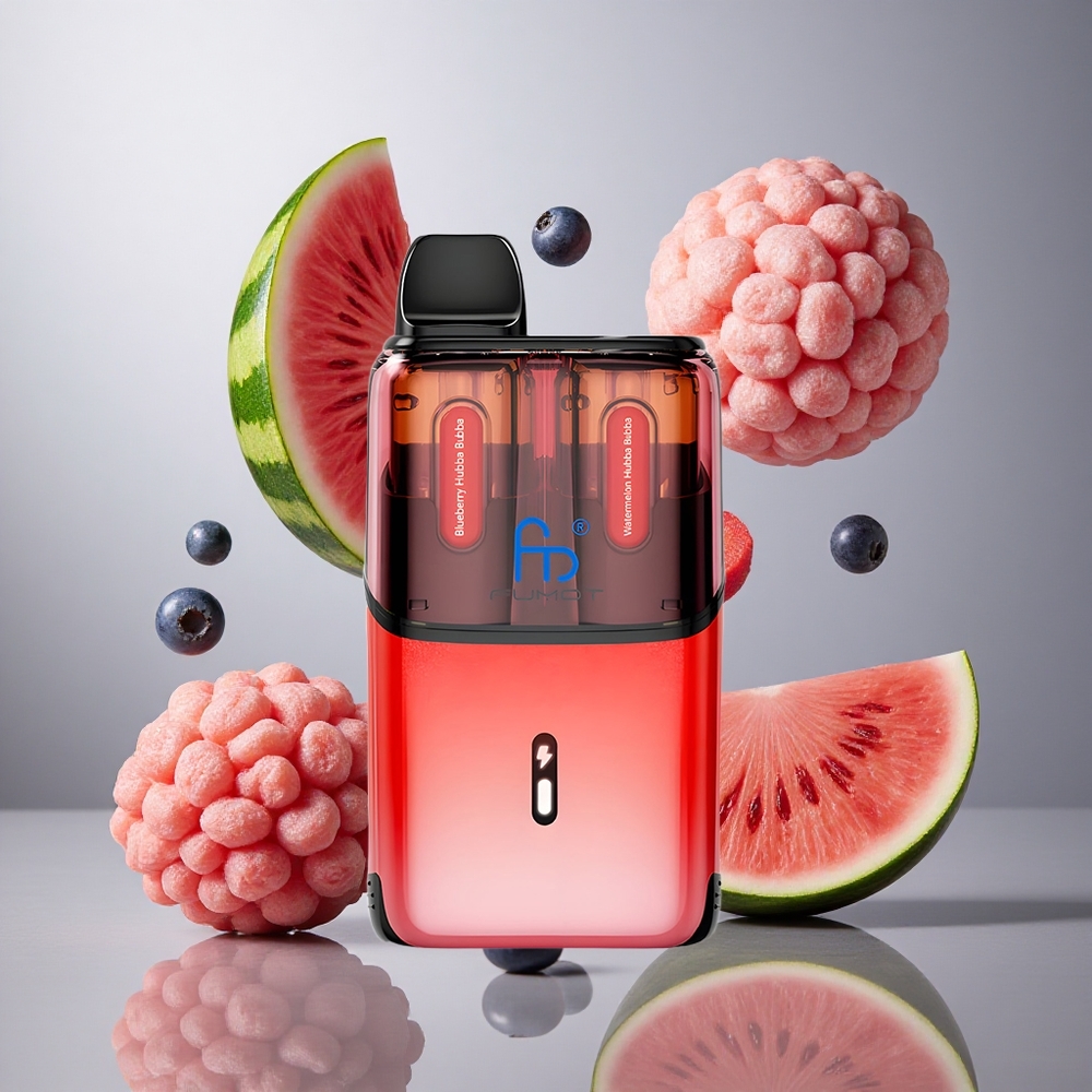 Fumot Ultra T32000 32000 Puffs Za enkratno uporabo Vape Borovnica Hubba Bubba - Lubenica Hubba Bubba