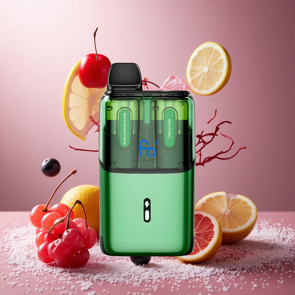 Fumot Ultra T32000 32000 ponovnih Puffs Črni ribez-Limonada & Češnjeva kola
